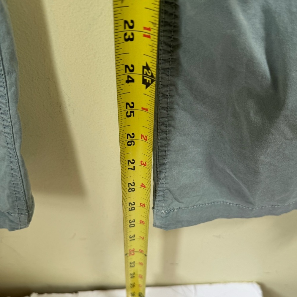 Old Navy Y2K Cargo RollUp Tab 8 Straight Leg Cotton Utility Pant Capri Zip Light - Picture 15 of 16